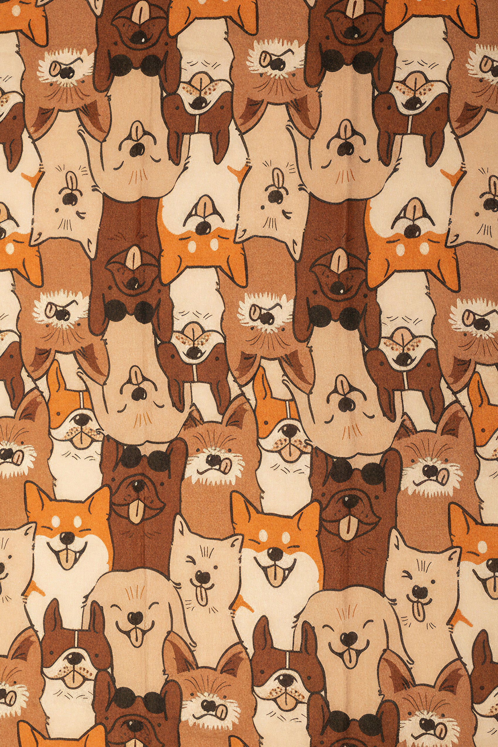 Schal mit Animal-Print aus Viskose-Wollmix