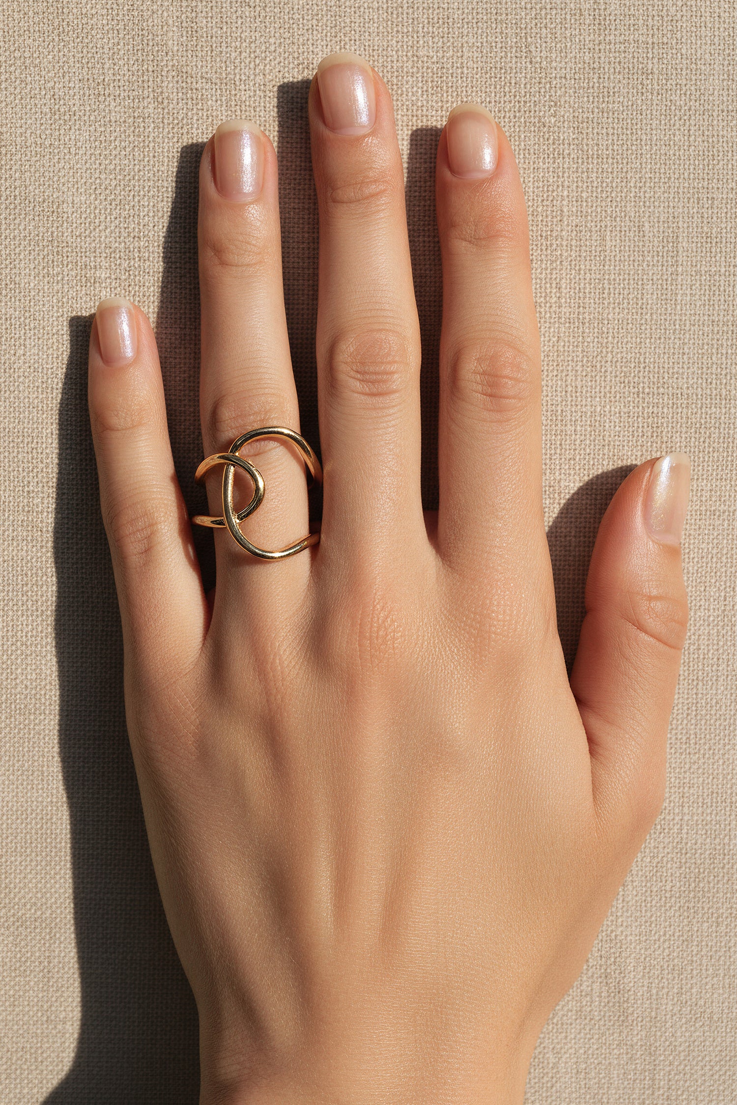 Offener Multi-Band-Ring aus Edelstahl