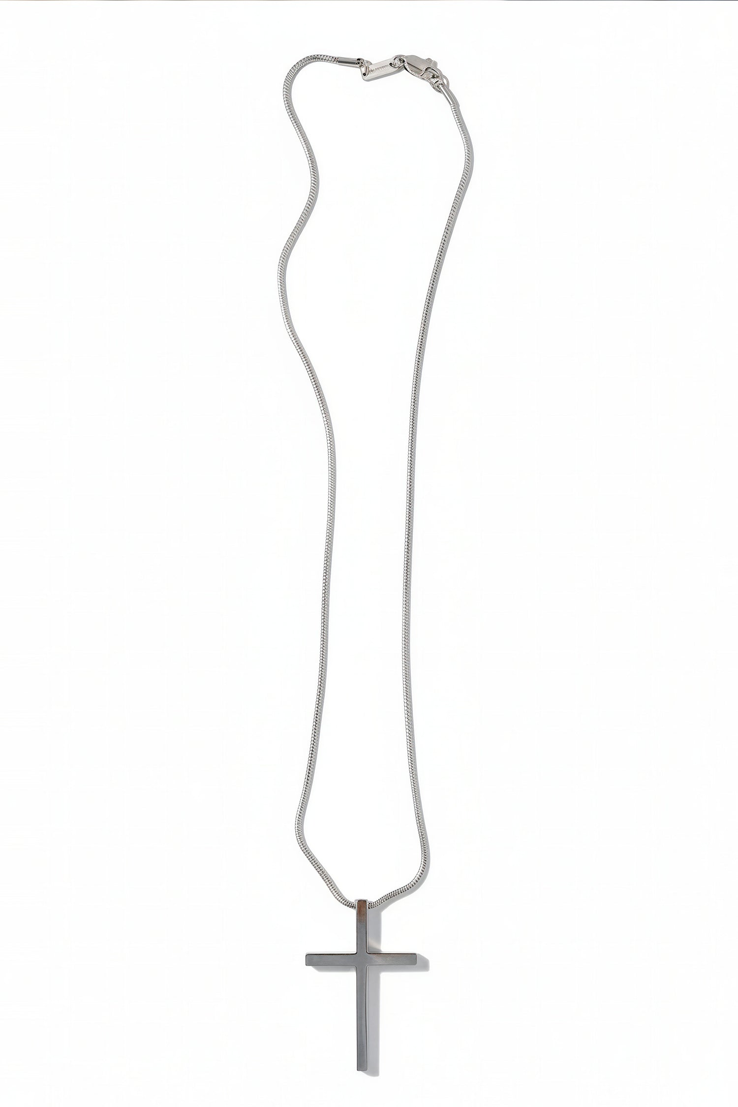 Edelstahlkette mit Kreuzanhänger