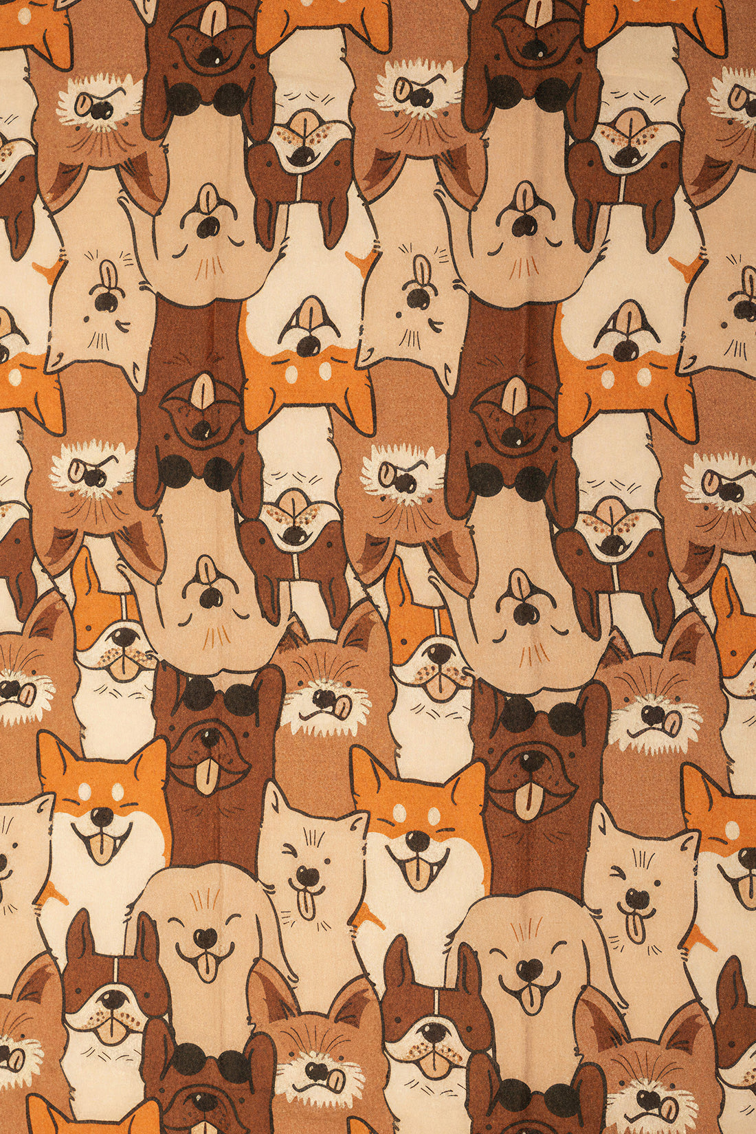 Schal mit Animal-Print aus Viskose-Wollmix