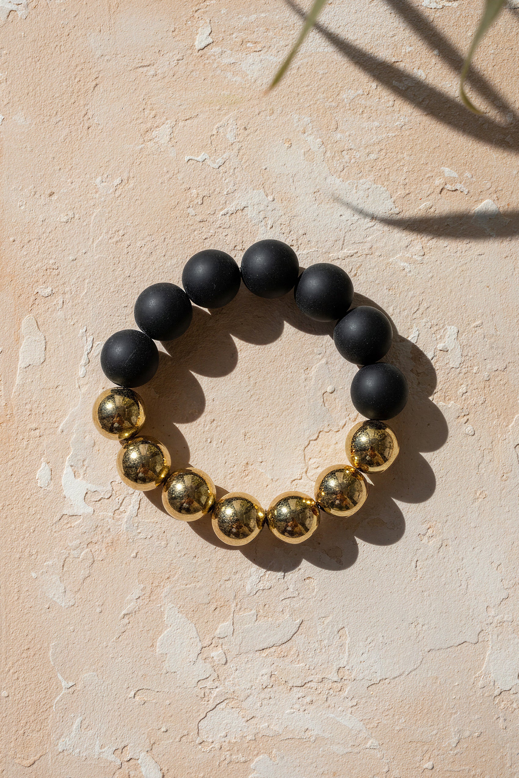 Perlenarmband, zweifarbig