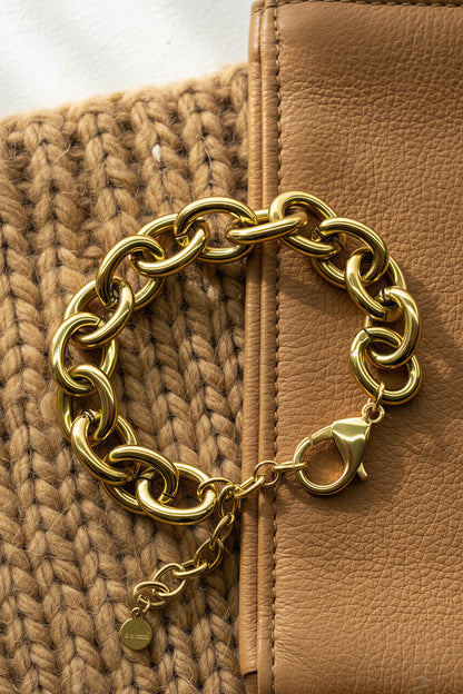 Gliederarmband aus robustem Edelstahl