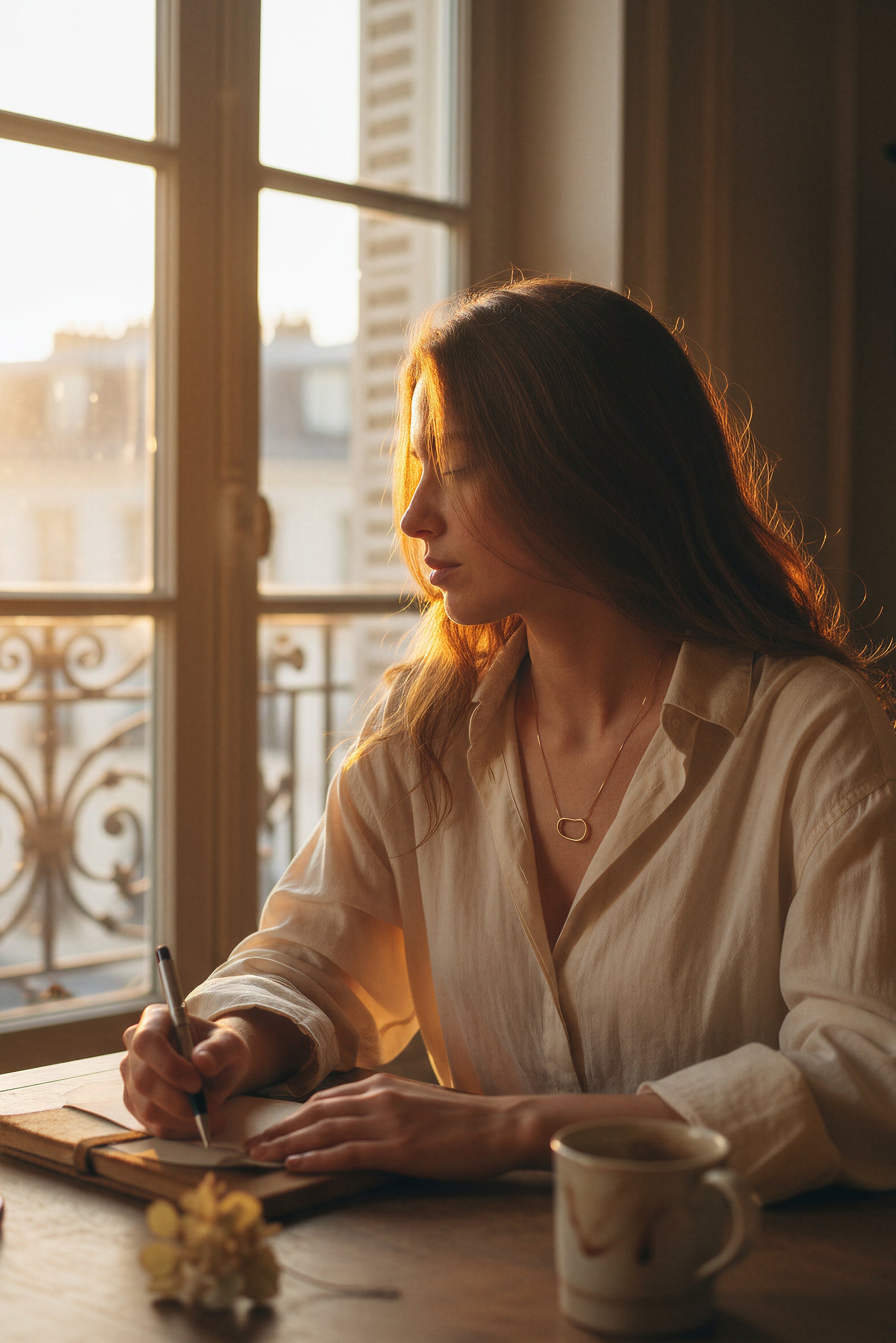 Goldkette mit modernem Anhänger