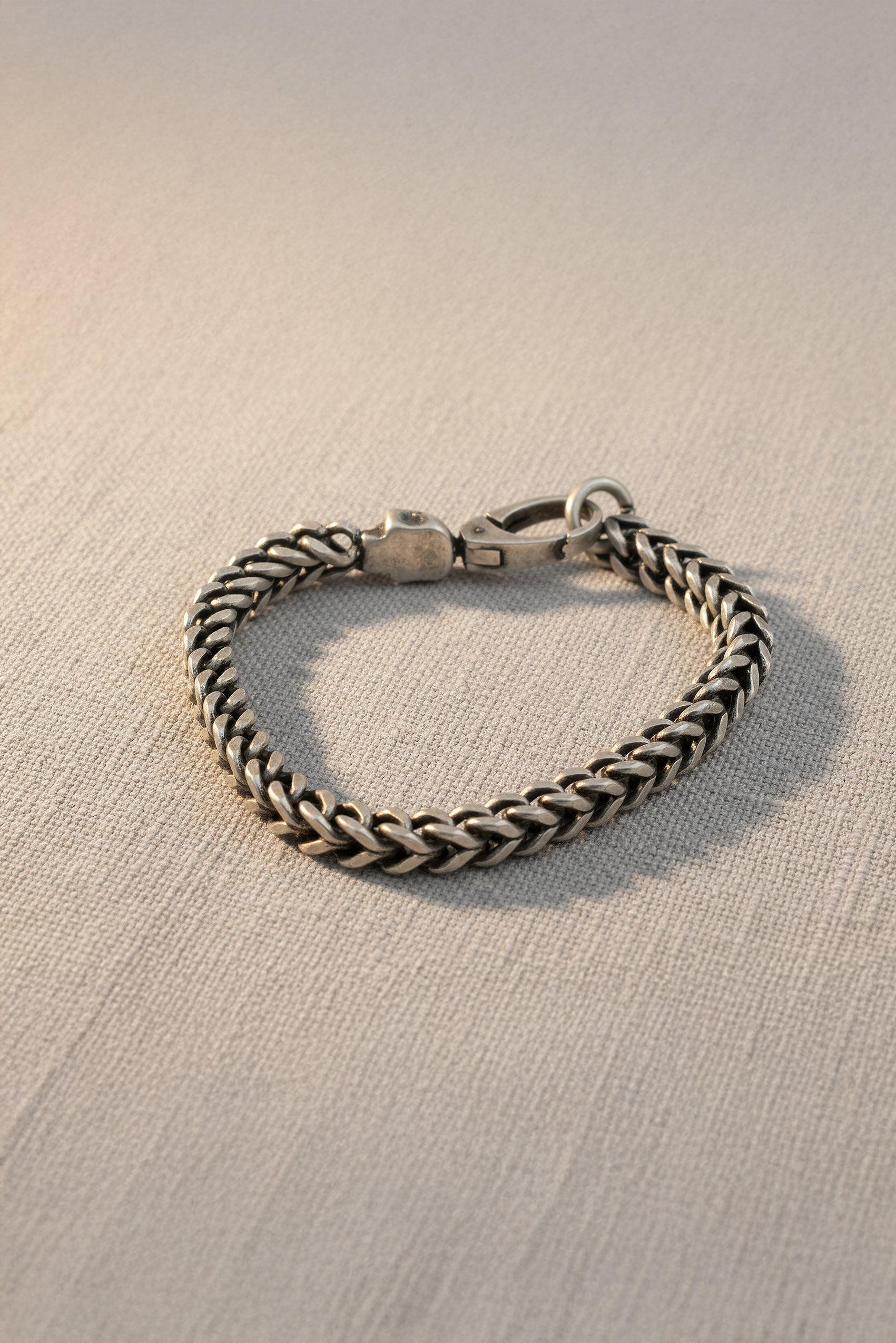 Panzerketten-Armband aus Edelstahl