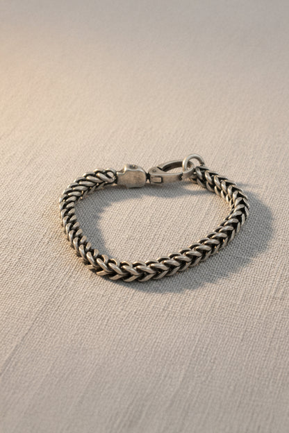 Panzerketten-Armband aus Edelstahl