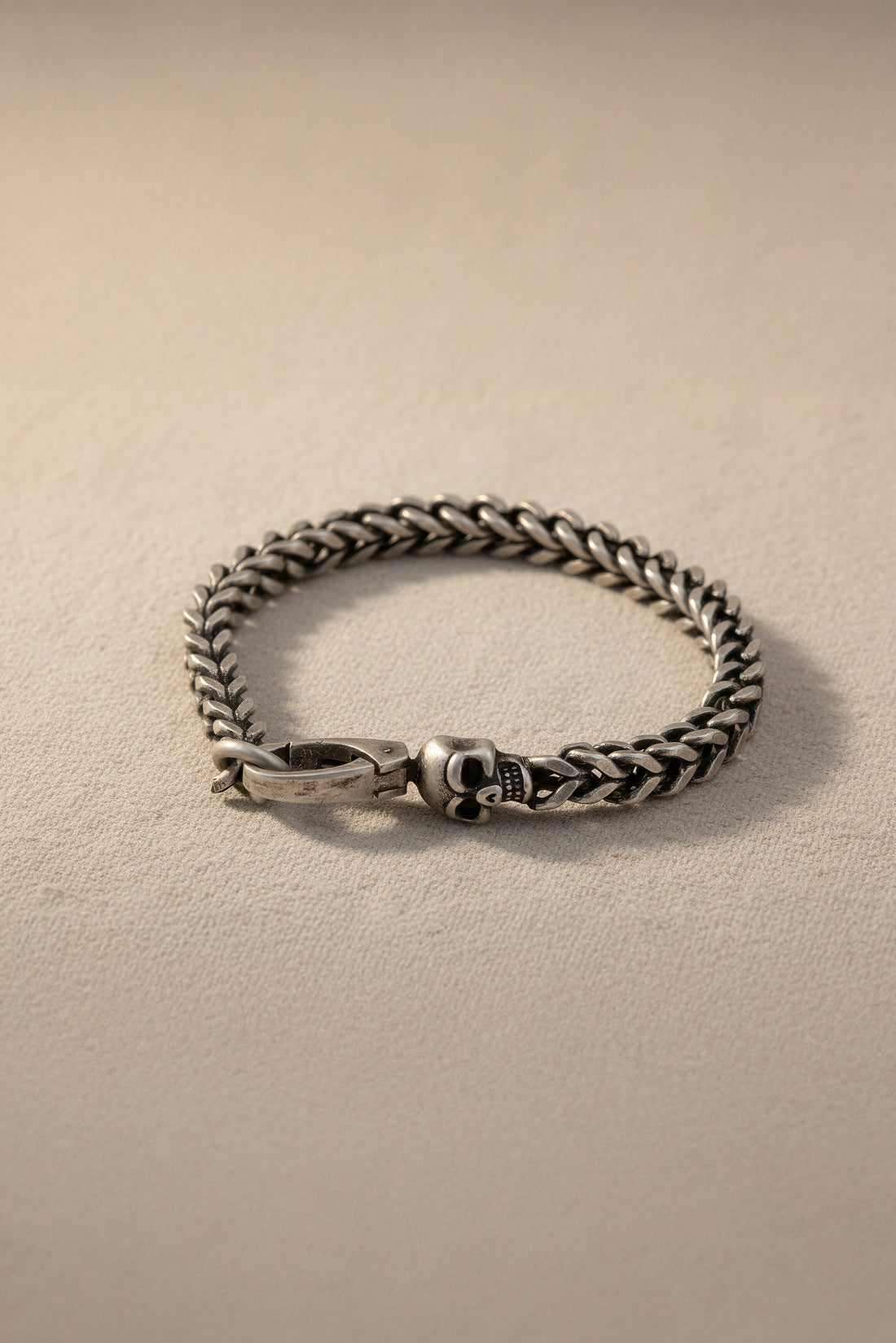 Panzerketten-Armband aus Edelstahl