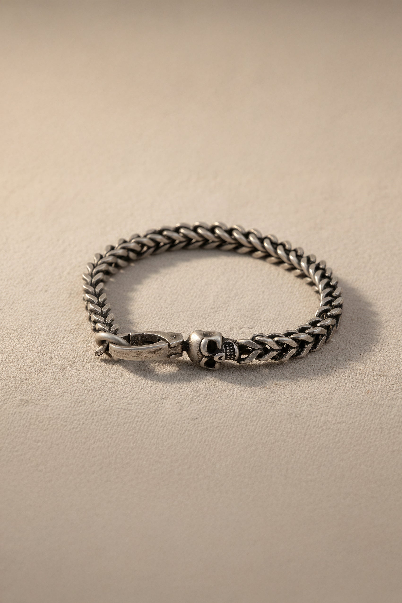 Panzerketten-Armband aus Edelstahl