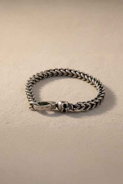 Panzerketten-Armband aus Edelstahl